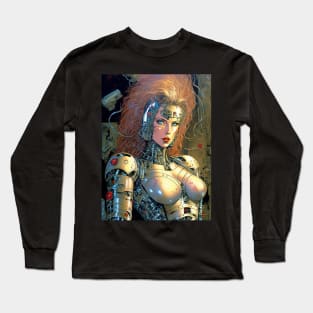 Cyborg Babe 2 Long Sleeve T-Shirt